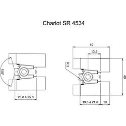 Avis La Croisee Ds Kit de deux chariots doubles réglables pour rénovation