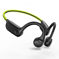 General Casque tour de cou, casque Bluetooth autour du cou avec microphone antibruit, écouteurs Super Endurance Neck Stereo Bass, pour musique, conférence, vidéo, appel(vert)