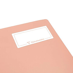 Cahier spirale Clairefontaine Koverbook Blush A5 14,8 x 21 cm petits carreaux 160 pages - Lot de 5 pas cher