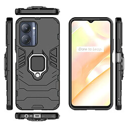 Htdmobiles Coque pour Realme C33 - housse etui rigide anti choc + film ecran - NOIR