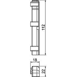 Avis Obo Betterman Embout gauche GAUCHE SL 110X20mm REHAU 261258