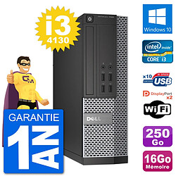 PC Dell OptiPlex 7020 SFF Intel i3-4130 RAM 16Go Disque 250Go Windows 10 Wifi - Occasion