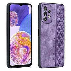 Coque en TPU + PU AZNS anti-chute pour votre Samsung Galaxy A23 4G/5G - violet