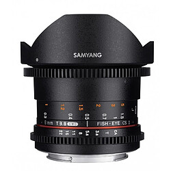 SAMYANG Objectif vidéo 8mm T3.8 Fisheye VDSLR II Sony E