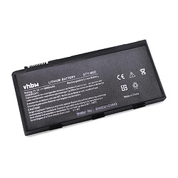 Vhbw Batterie Li-Ion 6600mAh 11.1V noire pour MEDION Erazer X6811, X6813, X6817, X6819, X6821, X7813, X7815, X7817 etc, remplace le modèle BTY-M6D