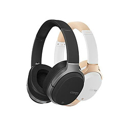 Justgreenbox Casque sans fil à isolation phonique HIFI avec prise en charge du micro NFC AUX, Blanc