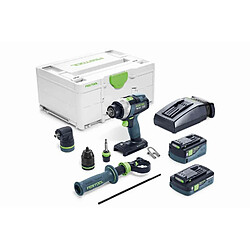 Perceuse visseuse sans fil TDC 18/4 5.2/4.0 I-Set FESTOOL - 577243