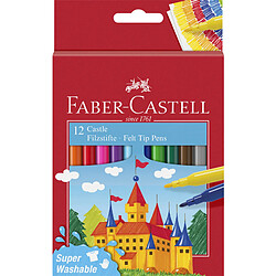 FABER-CASTELL Stylo feutre CASTLE, étui carton de 12 pièces ()