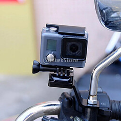 support de fixation de fixation de moto en aluminium pour gopro hero 5 4 3 2 noir