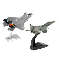 Avis 1:72 échelle F-35B Fighter + 1/100 MIG-29 Modèle Militaire Moulé Sous Pression D'avion