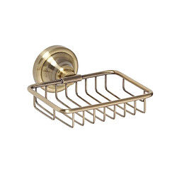 Bemeta - Maison De La Tendance Porte-savon en grille RETRO en laiton 14x6,5x14,2 cm