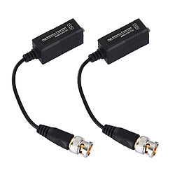 Wewoo Vidéo Balun émetteur-récepteur coaxial CVI / TVI / AHD 1CH de 2 PCS HD 205C