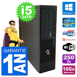 PC Fujitsu Esprimo E910 DT Intel i5-3470 RAM 16Go Disque 250Go Windows 10 Wifi - Occasion