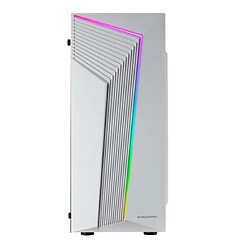 Boîtier ATX Mars Gaming MCX7W Blanc