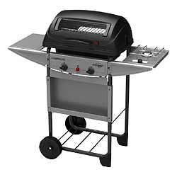 Camping Gaz Barbecue 30 x 50 cm à gaz avec pierre de lave et réchaud latéral Expert Deluxe