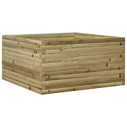 vidaXL Jardinière 90x90x46 cm bois de pin imprégné