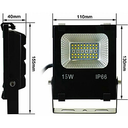 Tradex LED EXTÉRIEUR 15W RGB + CCT AVEC TÉLÉCOMMANDÉ IR pas cher