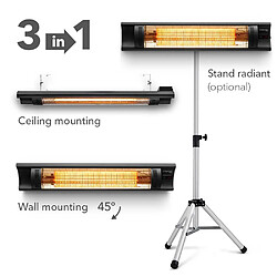 Acheter TROTEC Radiant infrarouge électrique IR 2005 d’extérieur, 3000 W, chauffage d'extérieur, chauffage de terrasse, chauffage d'appoint