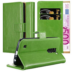 Cadorabo Coque LG K10 2016 Etui en Vert