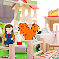 Bigjigs Toys Ensemble de jeu de ferme en bois