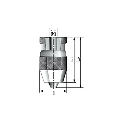 Avis Albrecht Mandrin haute performance serrage rapide avec cône intérieur SBFD, Capacité de serrage : 1,0-13,0 mm, Cône intérieur B16, Ø mandrin 50 mm