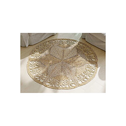 Acheter ICONIK INTERIOR Tapis rond en jute - Boho Bali - 100 CM - Bilú Naturel