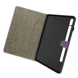 Avizar Étui pour Samsung Galaxy Tab S9 et Tab S9 FE Porte-cartes Support Vidéo Violet