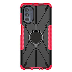 Coque en TPU anti-chute avec béquille pour votre Motorola Moto G62 5G - rose