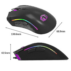 Universal Paming souris USB Terre optique de souris Office de souris # 21