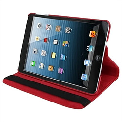 Avis Wewoo Smart Cover rouge pour iPad mini 1/2/3 360 degrés de rotation étui en cuir avec support