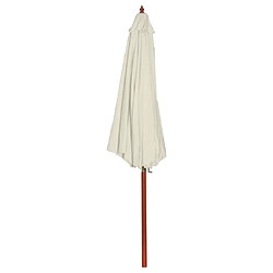 Maison Chic Parasol Jardin | Parasol 300x258 cm Blanc sable - GKD56439