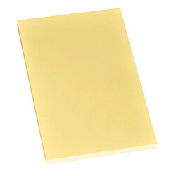 Bloc-notes jaune uni Post-It 102 x 152 mm - bloc de 100 feuilles - Lot de 12