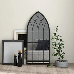 vidaXL Miroir Noir 100x45 cm Fer pour utilisation à l'intérieur