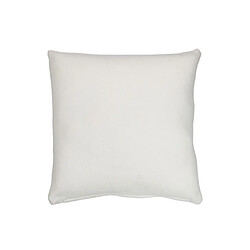 Dansmamaison Coussin Soleil Carre Polyester Blanc