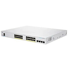 Cisco Systems Cisco CBS250-24P-4X-EU commutateur réseau Géré L2/L3 Gigabit Ethernet (10/100/1000) Argent