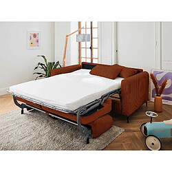 Avis Lisa Design Owen - canapé 3 places convertible - couchage quotidien - matelas 12 cm - en velours côtelé