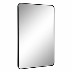 BigBuy Home Miroir mural Noir Aluminium Verre 76 x 3 x 101 cm