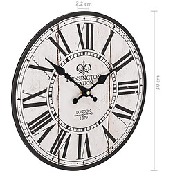 vidaXL Horloge murale vintage Londres 30 cm pas cher