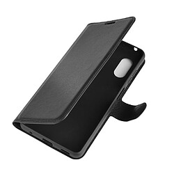 Etui en PU peau de litchi avec support noir pour votre Samsung Galaxy Xcover Pro