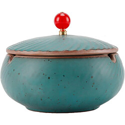 Universal Ceramic Ashtray With Lid, Airtight And Deodorizing Ashtray