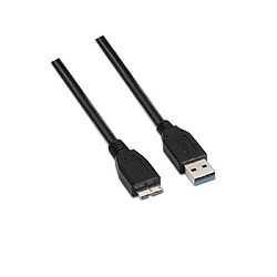 Aisens Câble USB A105-0043 USB A Micro-Usb B Noir