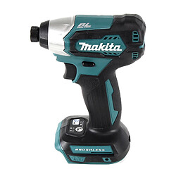 Makita DTD 155 RGJ clé à chocs sans fil 18 V 140 Nm 1/4'' sans balais + 2x batterie 6,0 Ah + chargeur + Makpac