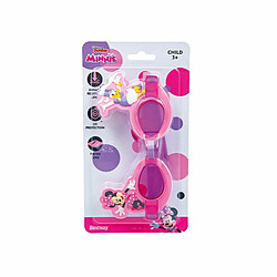 Bestway Lunettes de Natation Enfant Minnie & Friends, Sangle Silicone +3 Ans Piscine et Plage 09112