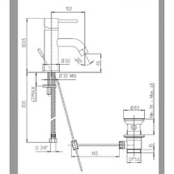 Kiamami Valentina PAIRE DE ROBINETTERIE DE DESIGN POUR SALLE DE BAINS LAVABO ET BIDET | SALICE