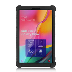 Coque en silicone souple avec béquille noir pour votre Samsung Galaxy Tab A 10.1 (2019) T515 T510