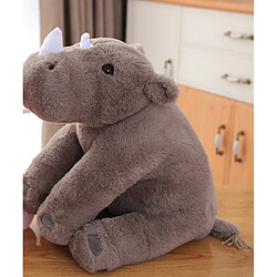 Universal Peluche Rhinocéros Souple Peluche Rhinocéros Jouet Poupée Peluche Oreiller Bébé Soutien Bébé Mollusque Peluche Enfant Cadeau 40 cm | Peluches