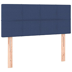 Acheter Maison Chic Tête de lit moderne à LED lumineuse pour chambre - Décoration de lit Bleu 80x5x78/88 cm Tissu -MN32165