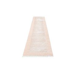 Avis Vidal Tapis de couloir en laine 404x79 rose Darya