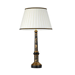 Elstead Lighting Lampe de table Strasbourg Bois Noir et Or