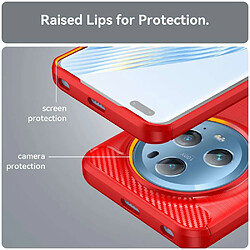 Avis Htdmobiles Coque pour Huawei Honor Magic 5 Pro 5G - housse etui silicone gel carbone + verre trempe - ROUGE